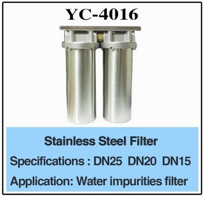 3/4 "DN25 DN20 Paslanmaz Çelik Su Filtresi
