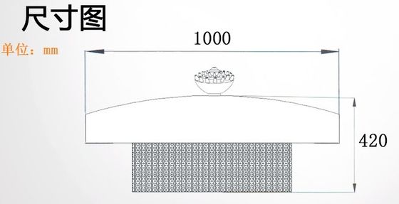 6m Yüksek Sprey 1000mm SS304 Yüzen Müzikal Çeşme Projesi