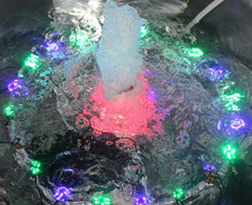 Renkli 380v 3m Light Up Su Çeşmesi