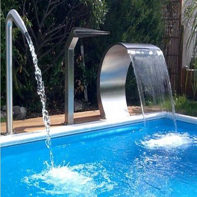 Spa Havuzu Gümüş CCC SGS Paslanmaz Çelik Şelale Jet