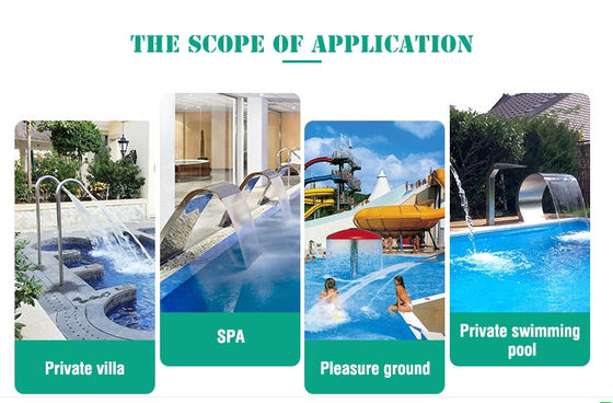 CE ISO 316 Paslanmaz Çelik Havuz Spa Şelale Jet
