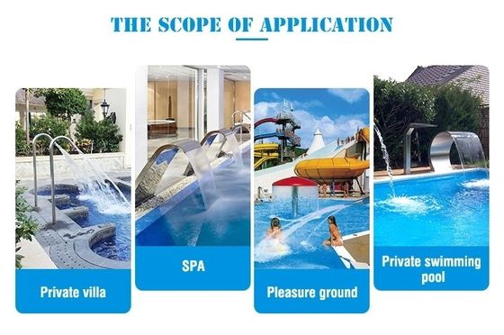 Kapalı Tek Delik AAA Paslanmaz Çelik Şelale Jet