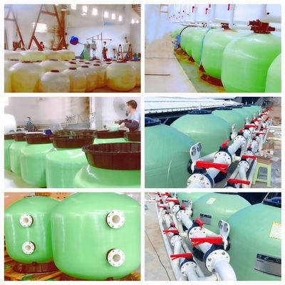 860Ipm 1200mm Flanşlı Fiberglas Kum Filtresi