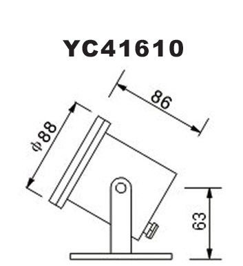 SS304 12V 3W Su Geçirmez Sualtı LED Işıkları