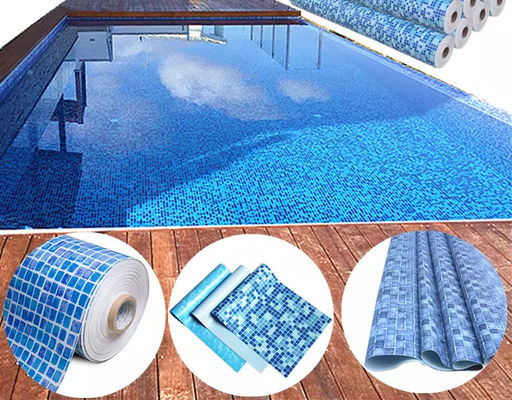 Dikdörtgen Suya Dayanıklı 1.2mm Pvc Yüzme Havuzu Astarı