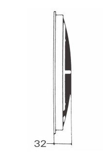 ABS 203mm Yerüstü Havuz Yer Sifonu Kapağı