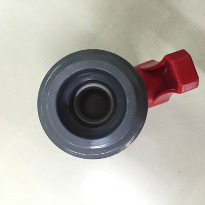 Siyah Kırmızı DN20 UPVC Çiftli Küresel Vana