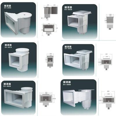 Geniş Ağızlı 2 İnç Yeraltı Havuz Skimmer