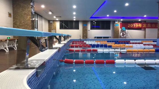 Spiralite Şekil Çizilmeye Dayanıklı 25m Yüzme Havuzu Şerit Halatlar
