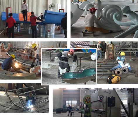 Modern Çocuk Su Parkı Ekipmanları Fiberglas Maymun Su Kaydırağı