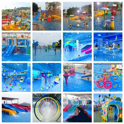Modern Çocuk Su Parkı Ekipmanları Fiberglas Maymun Su Kaydırağı
