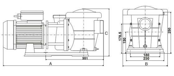 2HP Yüzme Havuzu Fıskiye Pompaları