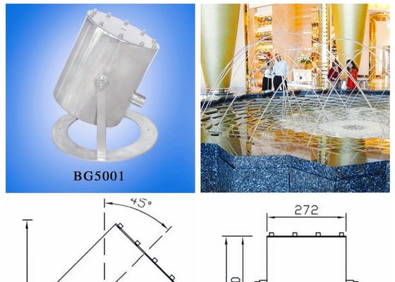 4m Mesafe 10000 L / H 20mm Laminer Çeşme Memesi