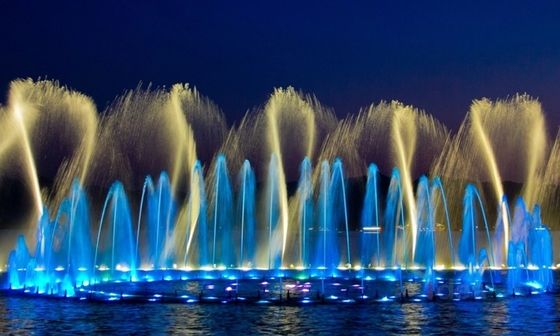 1,5 "Dijital Paslanmaz Çelik Salıncak Dans Eden Fıskiye Nozulu