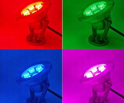Bahçe 7000K 24V 6W IP68 Su Çeşmesi Led Işıkları