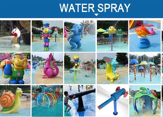 Anti UV Çocuk Su Parkı Ekipmanları Fiberglas Balina Su Kaydırağı