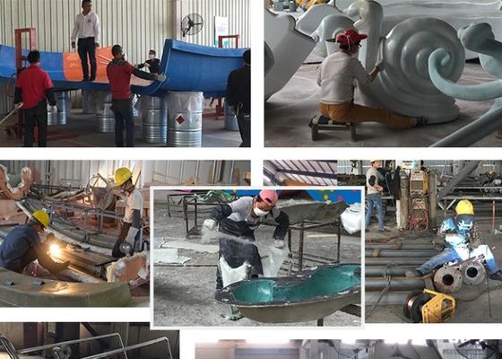 Yüzme Havuzu Çocuk Fiberglas Maymun Su Kaydırağı