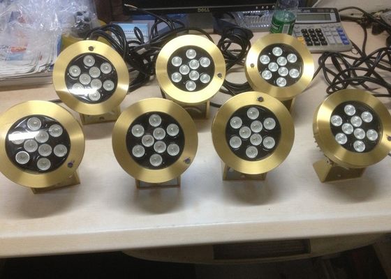 Pirinç Havuz Çeşmesi Aksesuarları 9W Led Sualtı Işıkları
