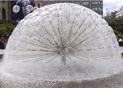 DN65 2,5 "Yarım Küre Kristal DN80 Dans Eden Fıskiye Nozulları