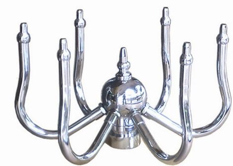 Krom Havuz Çeşmesi Aksesuarları 1.5 "DN40 Döner Nozul