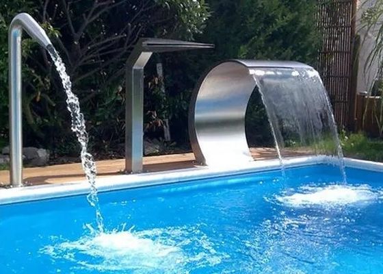 600mm Havuz Çeşmesi Aksesuarları Paslanmaz Çelik Şelale Jet