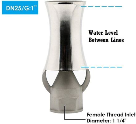DN25 SS304 Dans Fıskiyesi Nozulları Gölet Sprinkler Başlığı