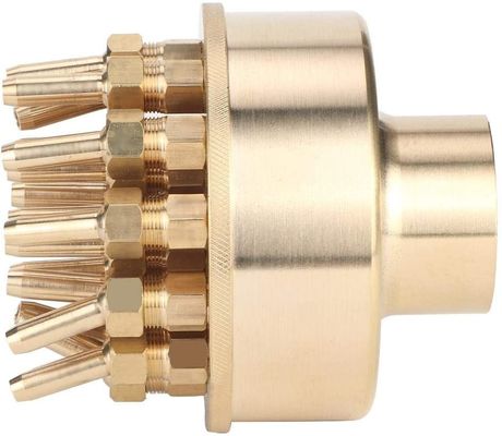Pirinç DN40 1 1/2" 3 Katlı Blossom Fountain Jet Nozul
