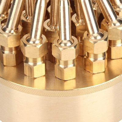 Pirinç DN40 1 1/2" 3 Katlı Blossom Fountain Jet Nozul