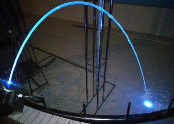 Kapalı DMX Renkli LED Işıklar Laminer Fıskiye Nozulu Atlama Jetleri