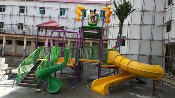 Toddler Fiberglas Ahtapot Su Kaydırağı Oksidasyon Direnci