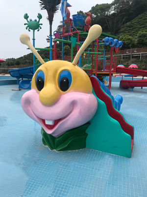 Backyard Resort için TÜV Çocuk Bahçesi Gemi Su Kaydırağı