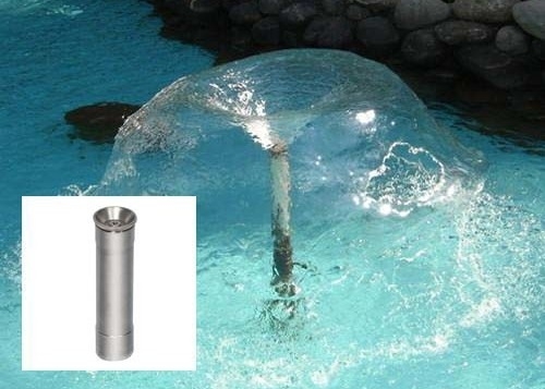 Mimari 1/2 "Su Mantarı Çeşmesi Nozul Jet 6.6gpm