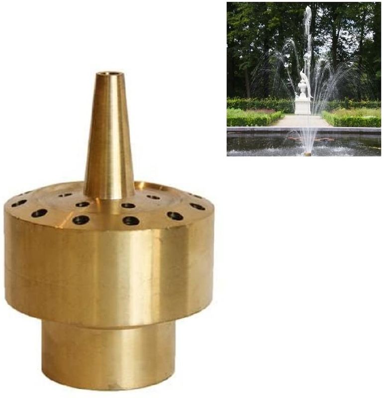 1.5 "Tam Pirinç Çiçeği 3 Katlı Su Çeşme Meme Jet Su Gölet Sprilker