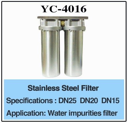 3/4 "DN25 DN20 Paslanmaz Çelik Su Filtresi