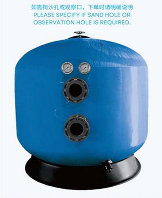 SS1400 Yüzme havuzu yan yamacı kum filtresi